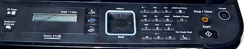 dell-1135n control panel